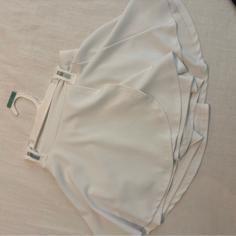 White Skort